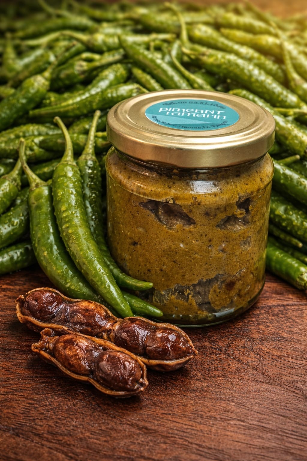 Bocal de piment tamarin maison
