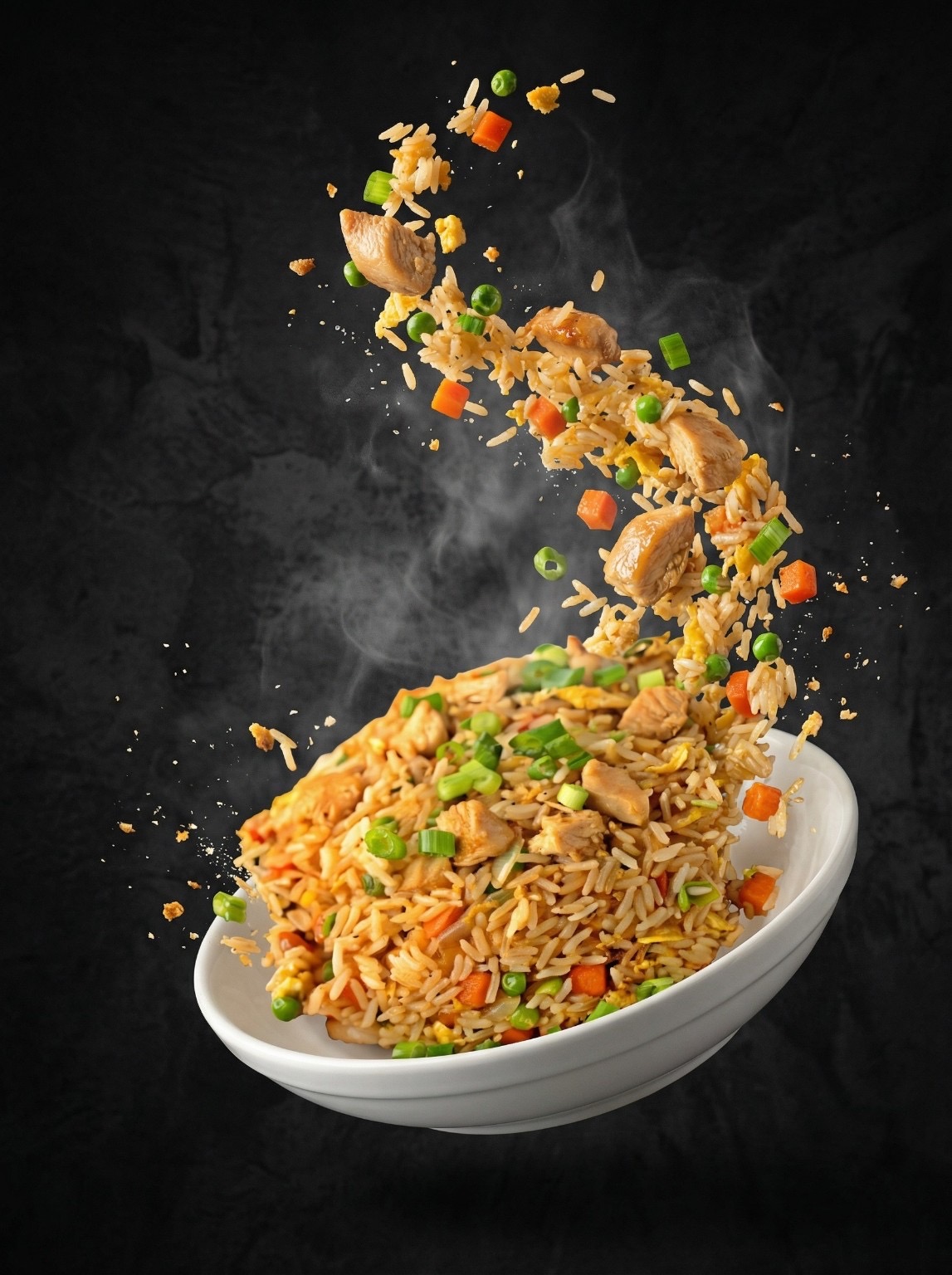 Mine & riz frit mauricien, sautés au wok en barquette